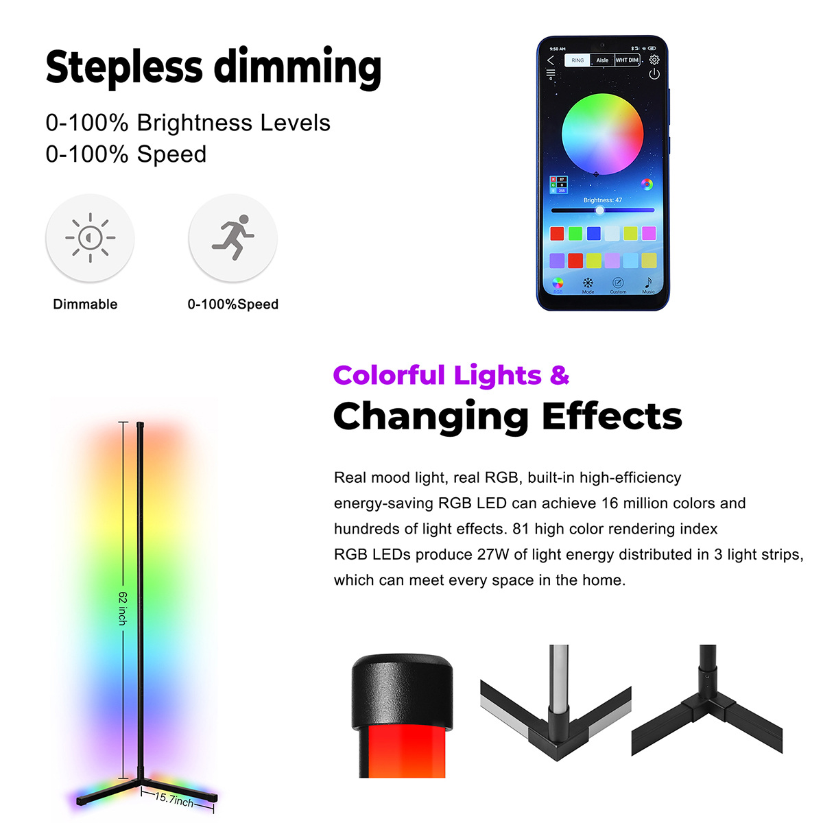 RGB Color Changing Mood Lighting