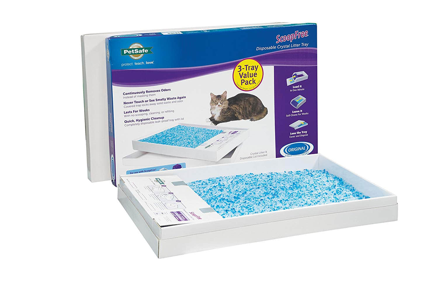 Self-Cleaning Cat Litter Tray by PetSafe (ScoopFree)