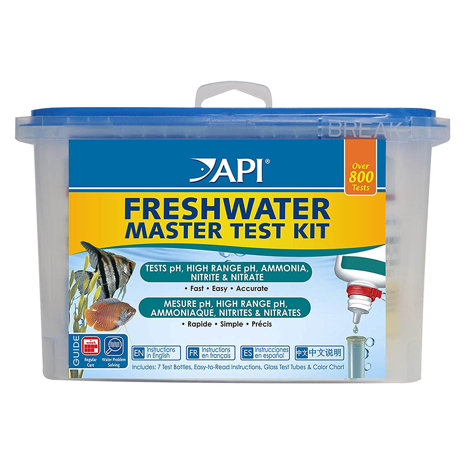 API Master Test Kit(7 Bottles of Testing Solutions)