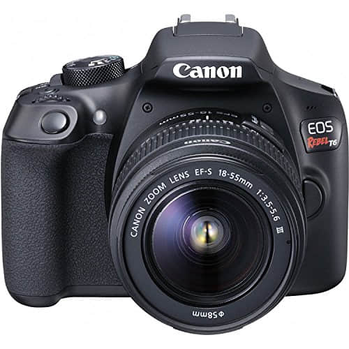 Canon EOS Rebel T6 Digital Slr Camera(16GB Memory Cards) 