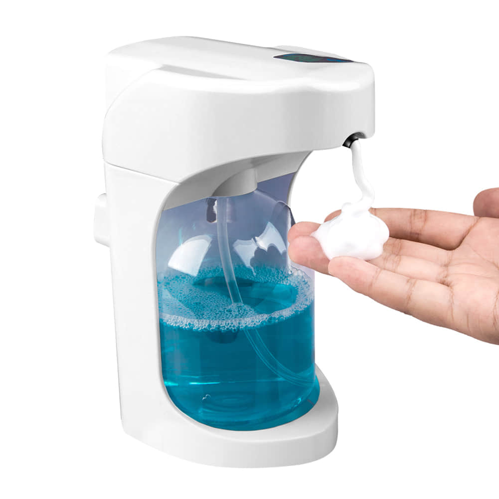 Automatic Soap Dispenser, Hands Free Automatic Foam Soap Dispenser for Bathroom & Kitchen