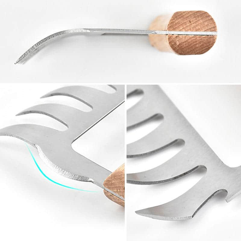 Stainless Steel Meat Claws for Carving Food- Dishwasher Safe