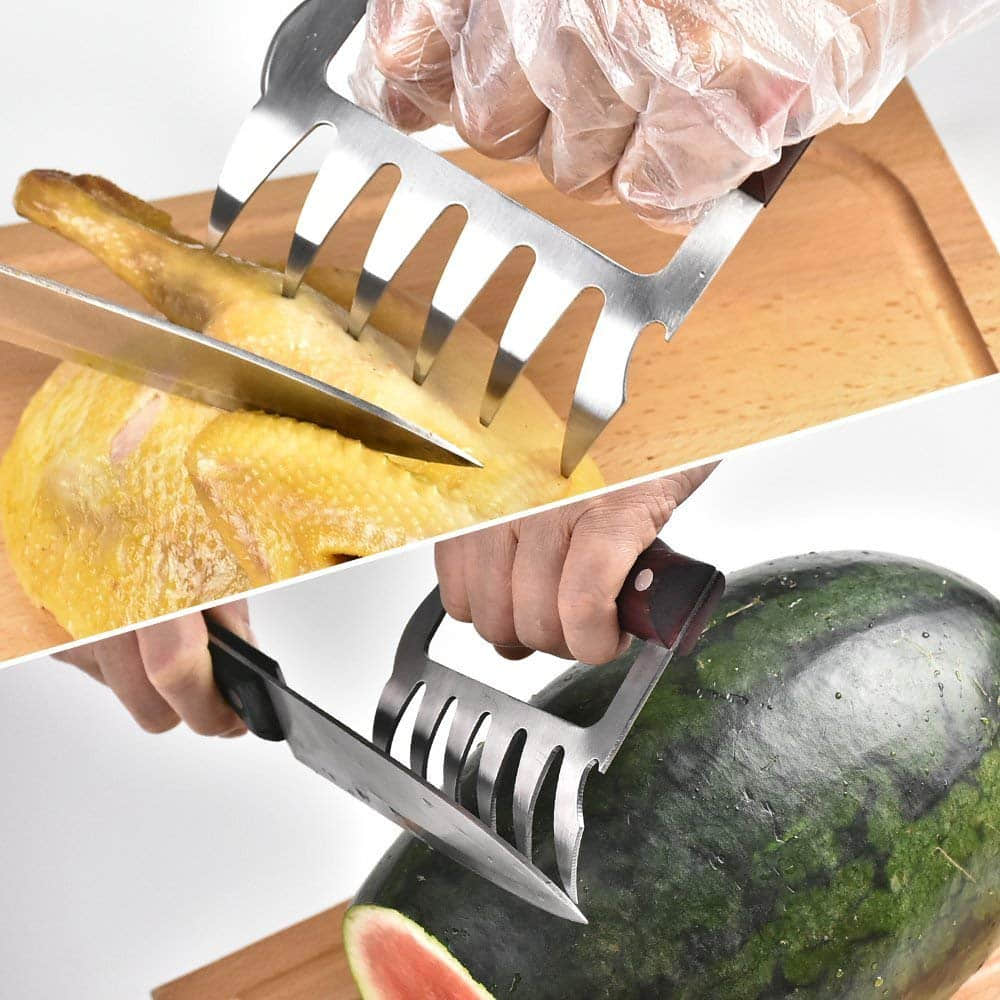 Stainless Steel Meat Claws for Carving Food- Dishwasher Safe