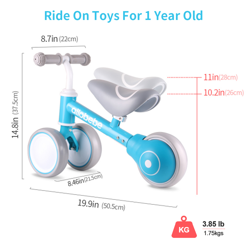Allobebe Baby Balance Bike for Developing Balance & Practicing Walking