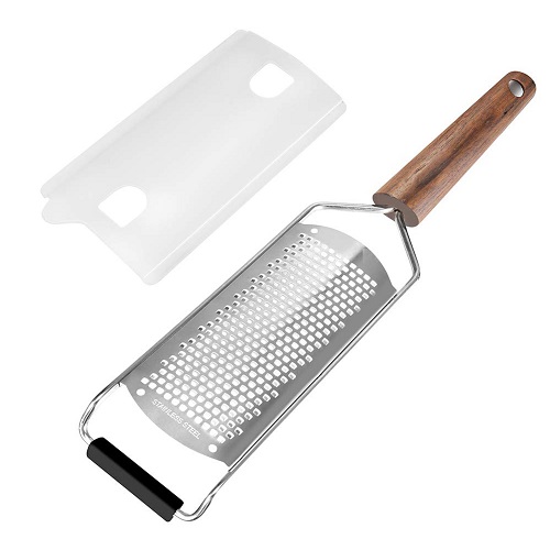  LWTER  Cheese Grater Lemon Zester with Sharp Blades And Safety Cover for Lemon, Lime Zest, Parmesan, Ginger