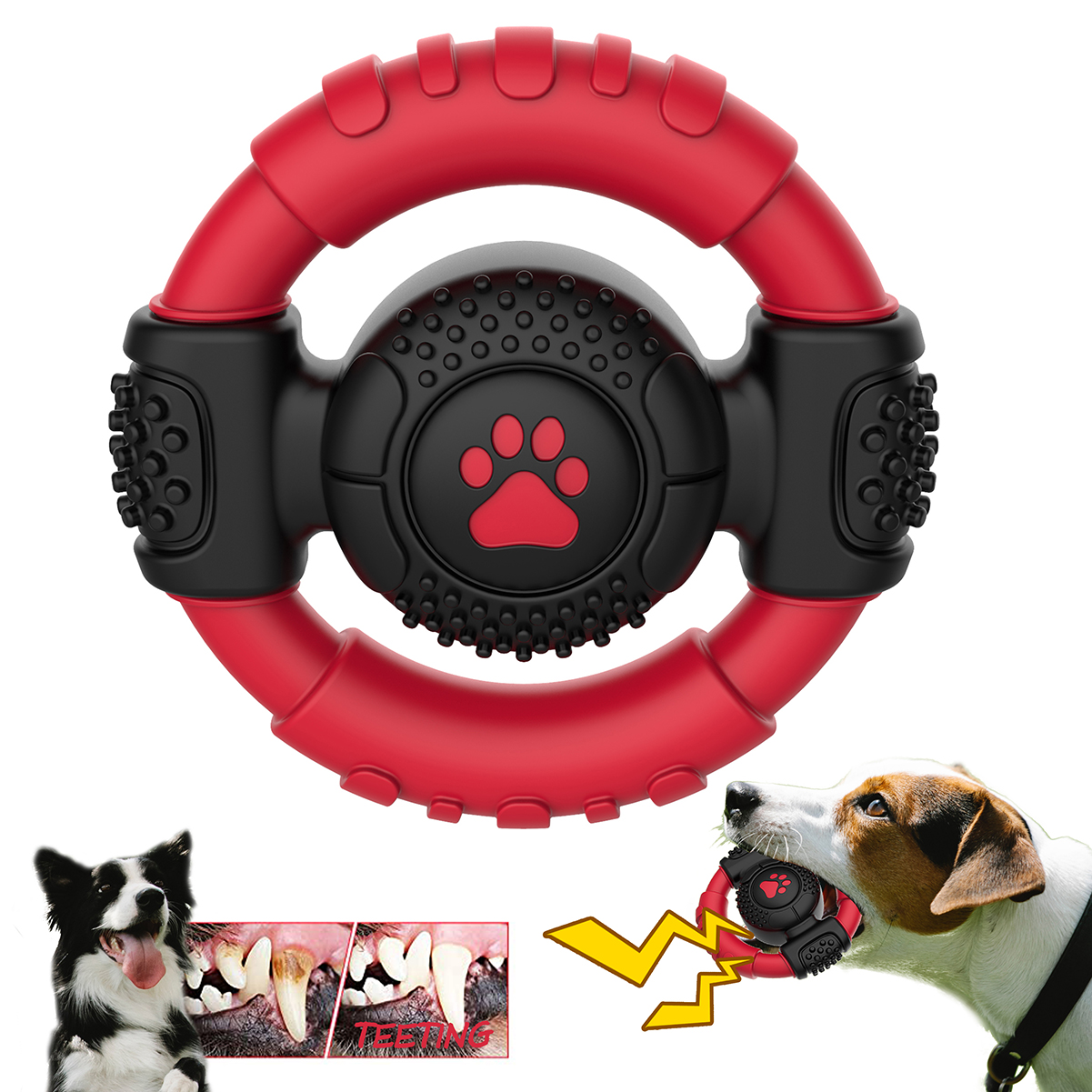 BeeCute Interactive Tough Dog Chew Toys for Aggressive Chewers