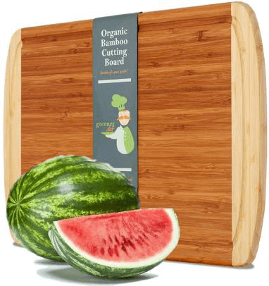 Greener Chef Organic Bamboo Cutting Board for Kitchen  kitchen board 