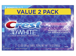 Crest 3D Radiant Mint Whitening Toothpaste