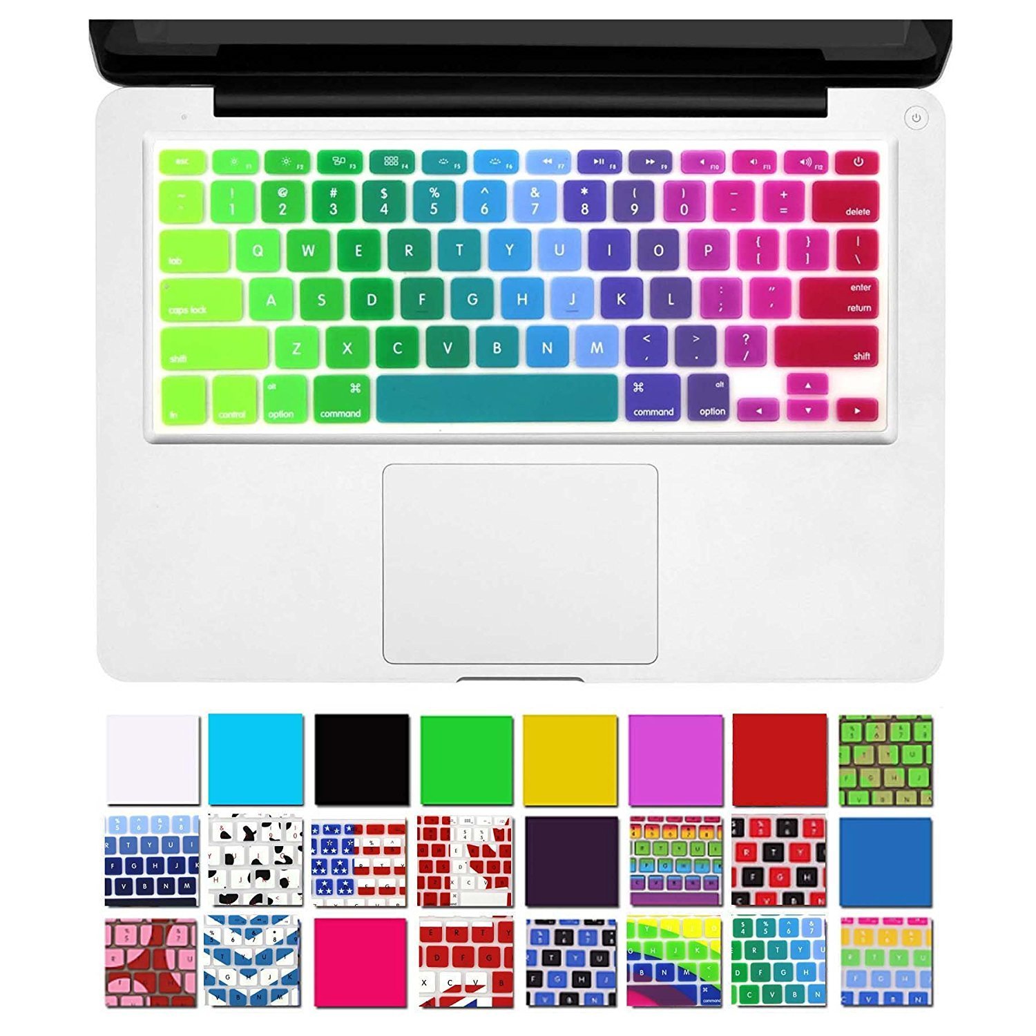 DHZ Rainbow Macbook Pro Keyboard Cover .jpg