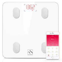 #3 FITINDEX Smart Wireless Digital Bathroom Scale