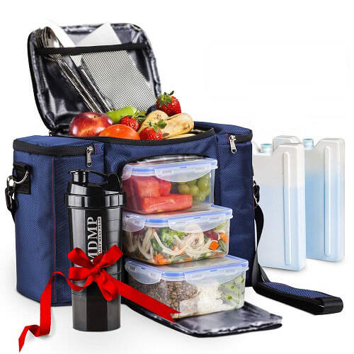 MDMP Insulated Lunch Box Cooler Tote Bag