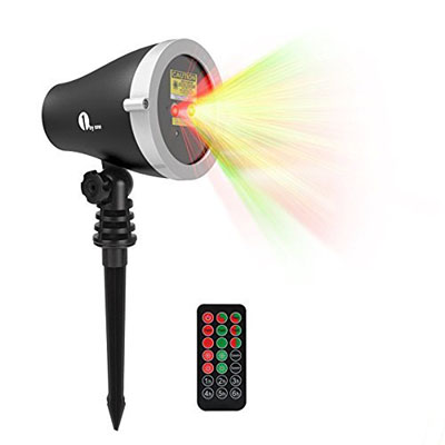 1byone Christmas Outdoor Laser Light Projector