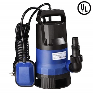Yescom 1HP 3432GPH 750W Submersible Dirty Clean Water Pump 