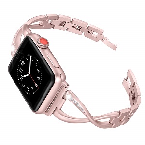 Secbolt Stainless Steel Band Compatible Apple Watch Band