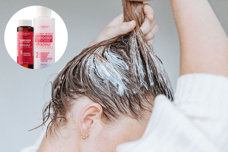 how to remove permanent hair dye