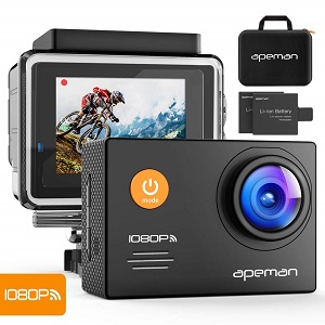 APEMAN Action Camera WiFi 14MP 1080P FHD Sports Camera