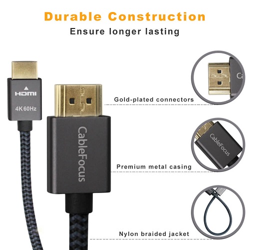 high quality durable HDMI cord