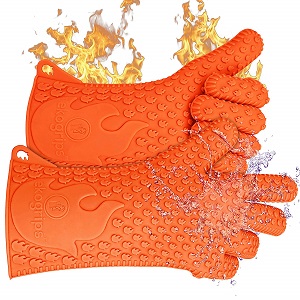 Ekogrips Silicone Heat Resistant BBQ Grill Gloves